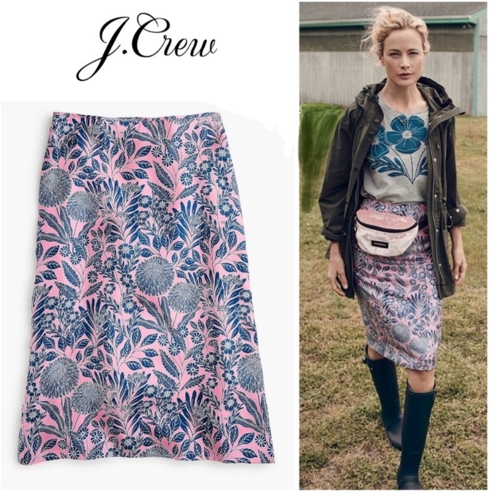Abigail Borg x J. Crew Silk Skirt